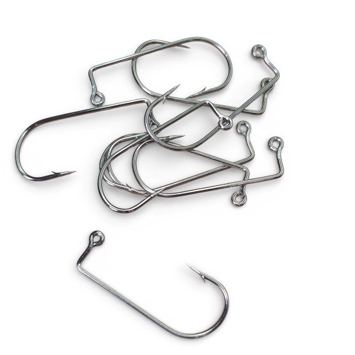 Jig Hooks 90 Degree Hover Mid Strolling Perch Finesse Fishing 1/0, 25mm  10pcs FISHIN ADDICT